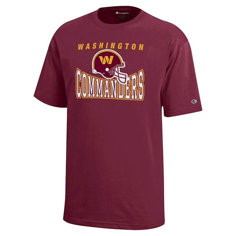 Youth Champion  Burgundy Washington Commanders Graphic T-Shirt