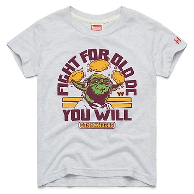 Youth Homage White Washington Commanders Star Wars x NFL Tri-Blend T-Shirt