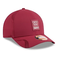 Casquette ajustable 9FORTY bordeaux New Era pour jeunes Washington Commanders 2025 Sideline