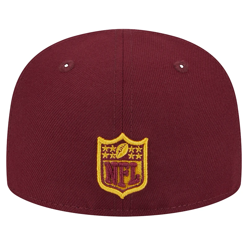 Youth New Era Burgundy Washington Commanders  Main 59FIFTY Fitted Hat
