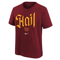 T-shirt Nike bordeaux Washington Commanders pour jeunes