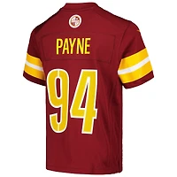 Maillot de match Nike Daron Payne pour jeunes des Commanders Washington, bordeaux