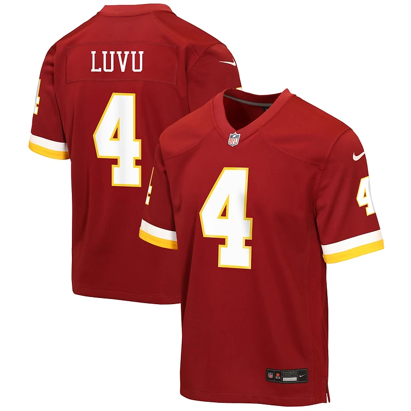 Youth Nike Frankie Luvu Burgundy Washington Commanders Game Jersey