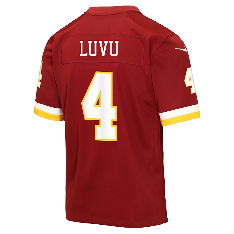 Youth Nike Frankie Luvu Burgundy Washington Commanders Game Jersey
