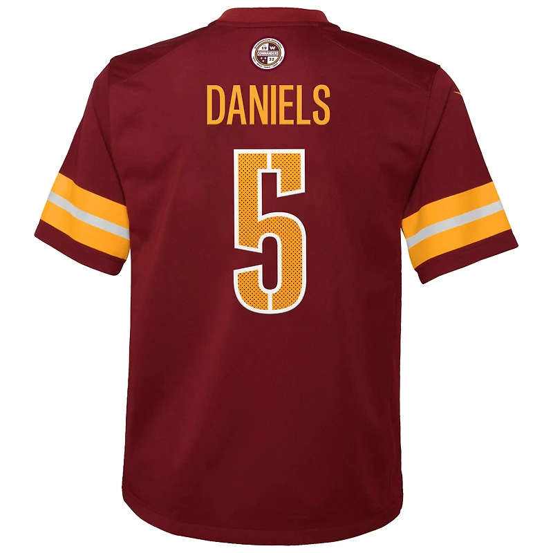 Youth Nike Jayden Daniels Burgundy Washington Commanders Game Jersey