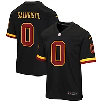 Youth Nike Mike Sainristil Black Washington Commanders Hail Raiser Alternate Game Jersey