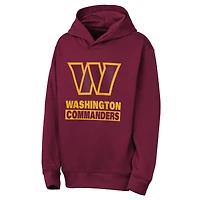 Sweat à capuche bordeaux Washington Commanders Back to Basics pour jeunes Outerstuff