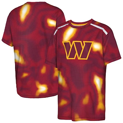 T-shirt Dri-Tek bordeaux pour jeunes des Washington Commanders