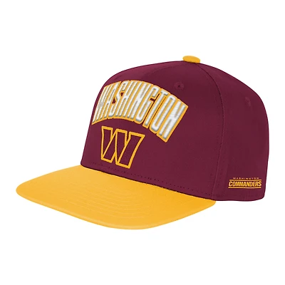 Youth Outerstuff  Burgundy Washington Commanders Essentials Snapback Hat