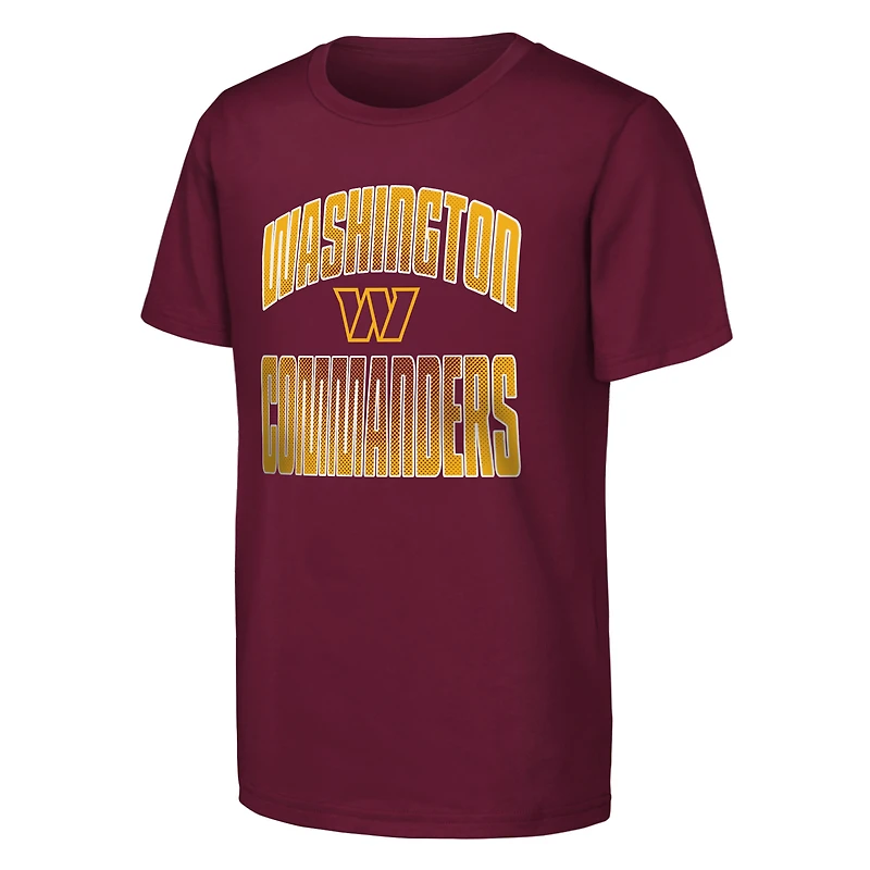 Youth Outerstuff Burgundy Washington Commanders Never Quit 2-Pack T-Shirt Set