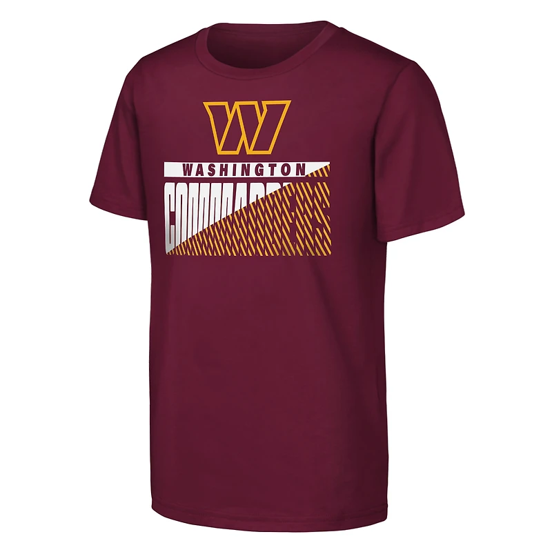 Youth Outerstuff Burgundy Washington Commanders Never Quit 2-Pack T-Shirt Set