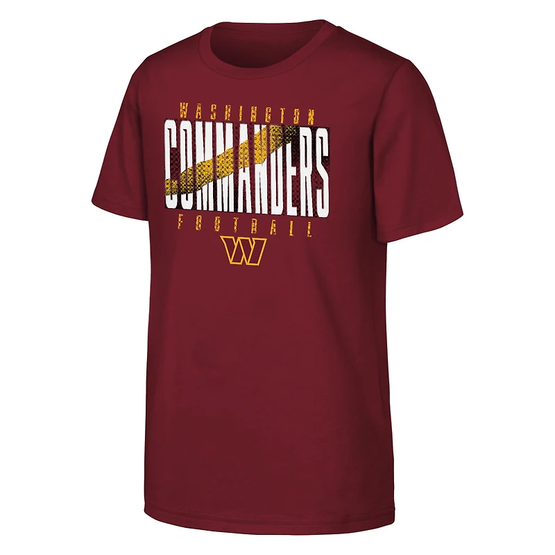 T-shirt bordeaux Youth Outerstuff Washington Commanders
