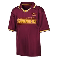 Youth Outerstuff  Burgundy Washington Commanders Stadium Jersey Polo