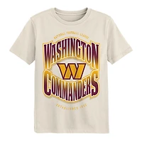 T-shirt crème Youth Outerstuff Washington Commanders Huddle