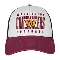 Casquette ajustable Washington Commanders Essentials blanche/bordeaux pour jeunes