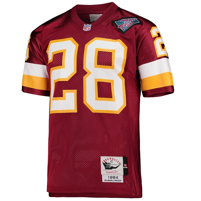 Men's Mitchell & Ness Darrell Green Burgundy Washington Football Team 1994 Authentic Throwback Retired Player Jersey