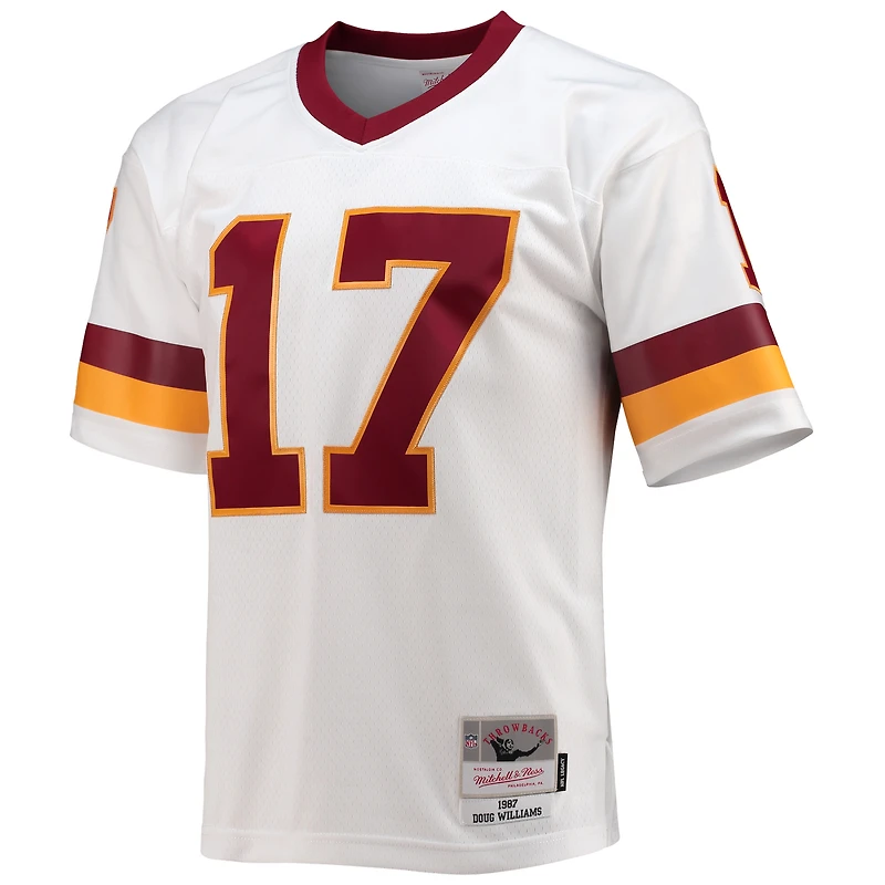 Maillot pour homme Mitchell & Ness Doug Williams blanc Washington Football Team Legacy Replica