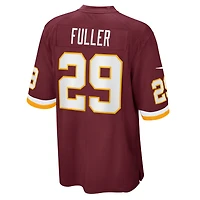 Men's Nike Kendall Fuller Burgundy Washington Football Team Game Jersey
