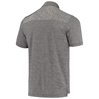Men's Vineyard Vines Charcoal Washington Football Team Destin Stripe Sankaty Polo