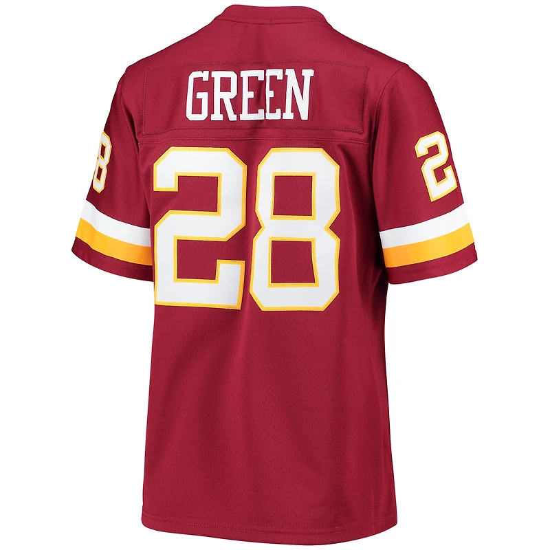 Maillot de joueur réplique Mitchell & Ness Darrell vert bordeaux Washington Football Team Legacy pour femme