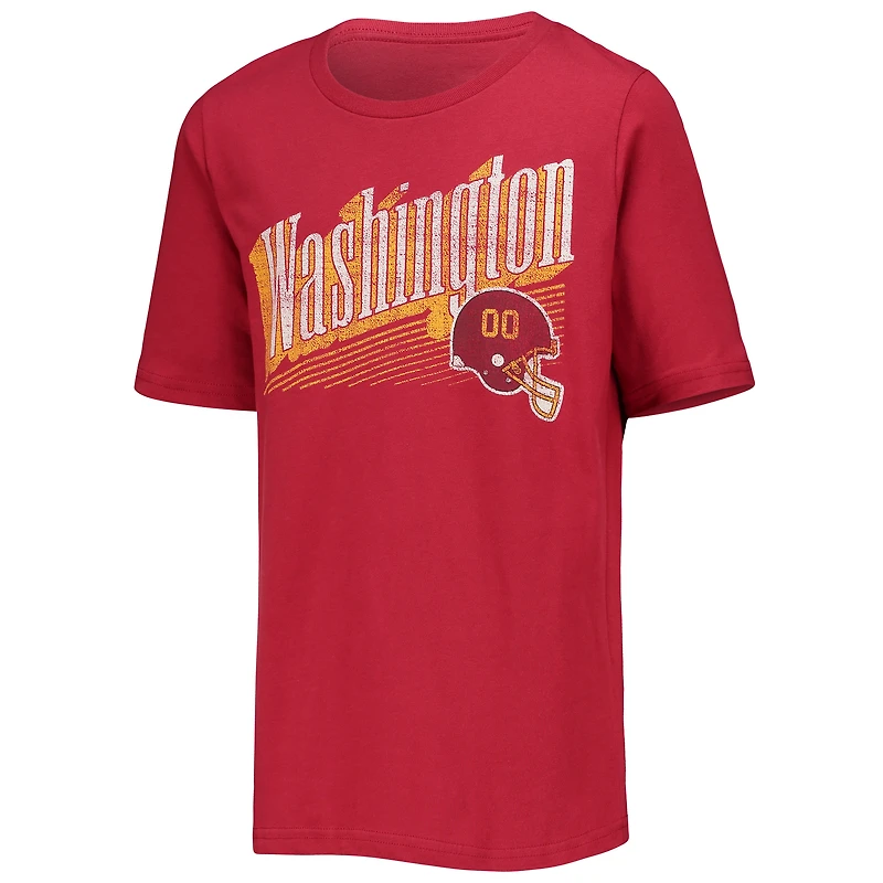 T-shirt de l'équipe football bourgogne Washington pour jeunes victoires consécutives