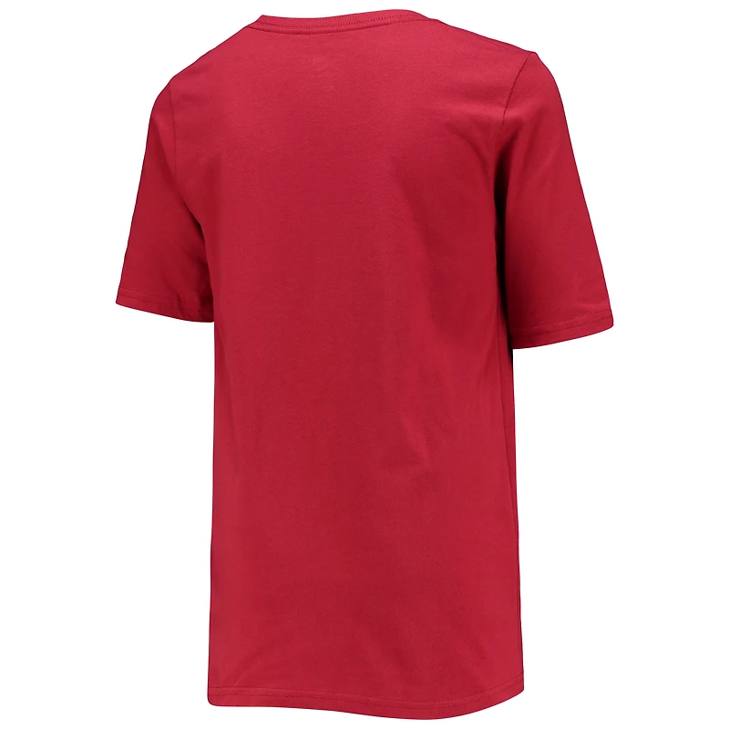 T-shirt de l'équipe football bourgogne Washington pour jeunes victoires consécutives