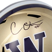 Casque Riddell Speed ​​autographié par Cade Otton des Washington Huskies