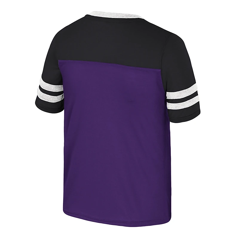 T-shirt violet à paillettes Princess Bubblegum des Washington Huskies pour jeunes filles du Colisée