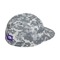 Casquette de baseball ajustée à motif camouflage pour homme des Huskies Washington adidas On-Field