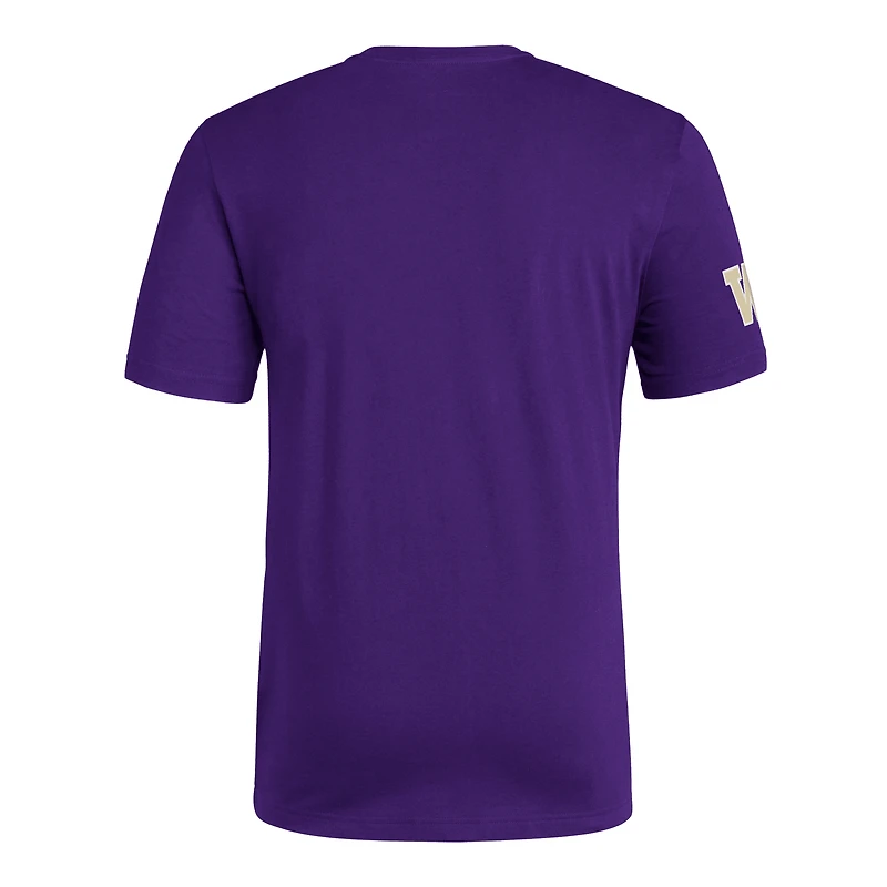 Men's adidas  Purple Washington Huskies Fresh Wordmark T-Shirt
