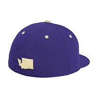 Casquette de baseball ajustée adidas Washington Huskies violette pour homme