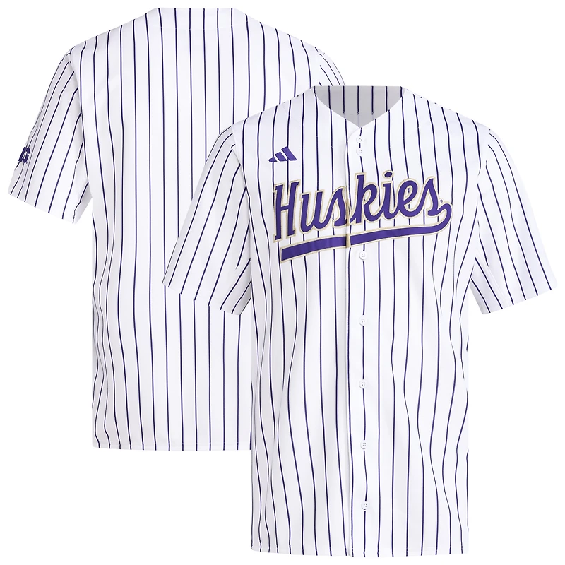 Men's adidas  White Washington Huskies Replica Baseball Jersey