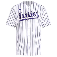 Men's adidas  White Washington Huskies Replica Baseball Jersey