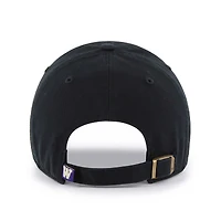 Men's '47 Black Washington Huskies Clean Up Adjustable Hat