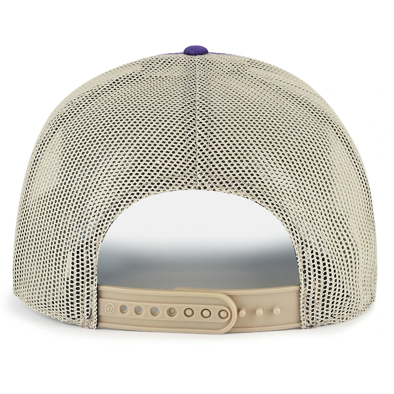 Casquette de camionneur ajustable violette Washington Huskies Arid '47 pour homme