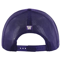 Men's '47 Purple Washington Huskies Garner Trucker Adjustable Hat