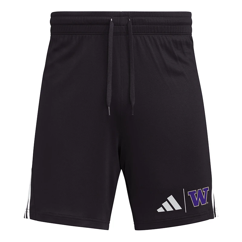 Men's adidas Black Washington Huskies AEROREADY 7" Shorts
