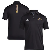 Polo d'entraîneur adidas noir Washington Huskies pour homme