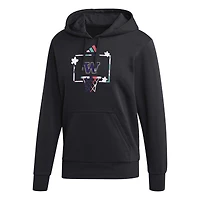 Men's adidas Black Washington Huskies Honoring Excellence Pullover Hoodie