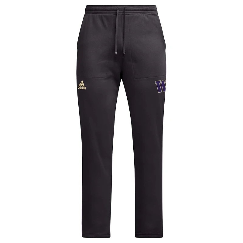 Pantalon adidas AEROREADY à ourlet ouvert pour homme Washington Huskies noir