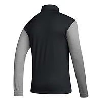 Men's adidas Black Washington Huskies Sideline AEROREADY Half-Zip Top