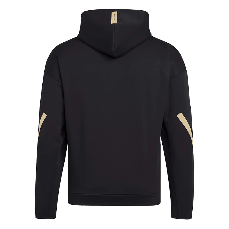 Men's adidas Black Washington Huskies Z.N.E. Full-Zip Hoodie