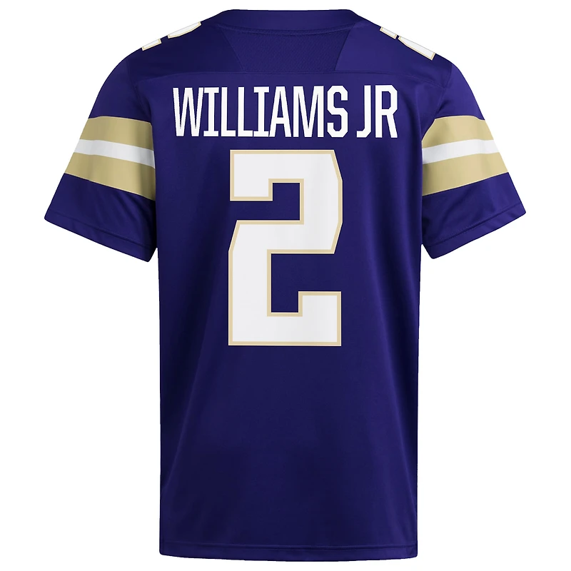 Men's adidas Demond Williams Jr Purple Washington Huskies Home NIL Football Player Jersey