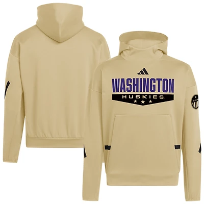 Sweat à capuche adidas Natural Washington Huskies Strategy Z.N.E. pour homme