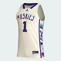 Adidas #1 Khaki Washington Huskies Honoring Black Excellence Maillot de basket-ball pour homme