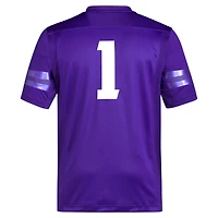 Men's adidas #1 Purple Washington Huskies Premier Football Jersey