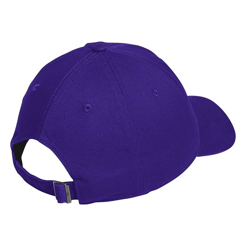 Casquette ajustable ample et ajustable pour hommes des Washington Huskies de Locker Room avec logo adidas violet