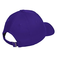 Casquette ajustable ample et ajustable pour hommes des Washington Huskies de Locker Room avec logo adidas violet