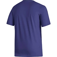 T-shirt adidas Washington Huskies Logo Fresh violet pour homme