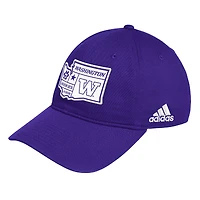 Men's adidas Purple Washington Huskies State Slouch Adjustable Hat
